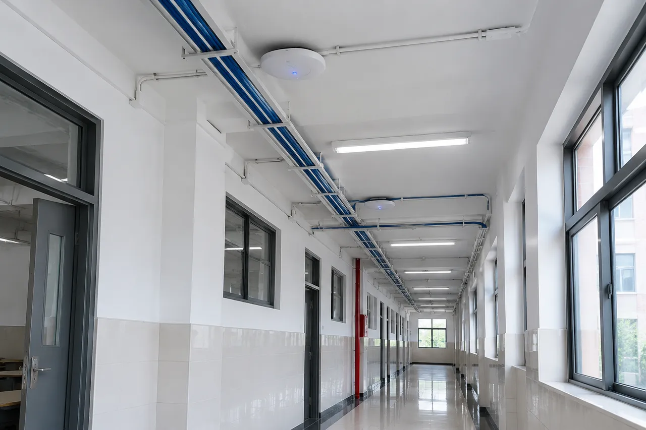 仙桃某中学教学楼网络与广播系统